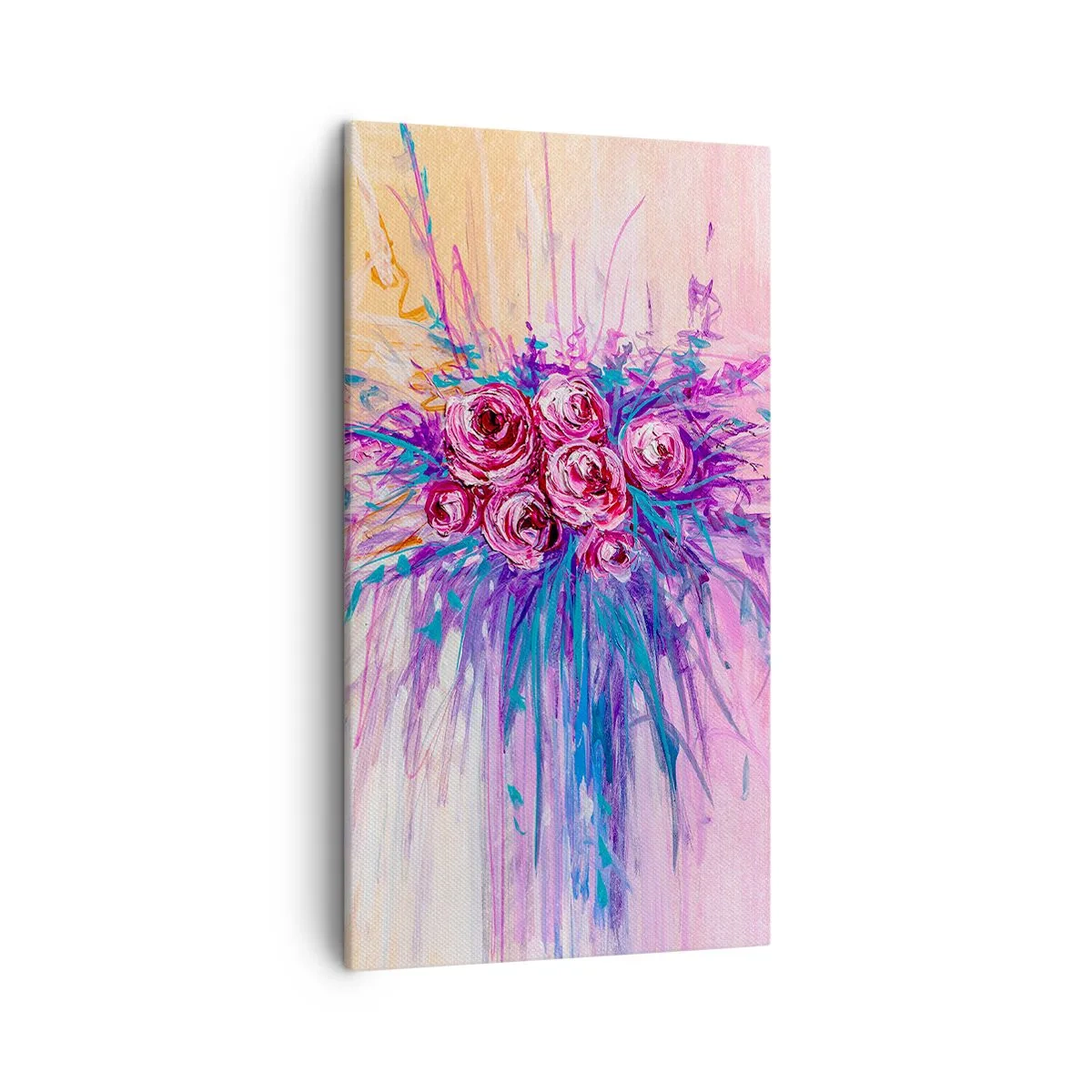Lærredstryk - Billede på lærred - Rose springvand - 45x80 cm