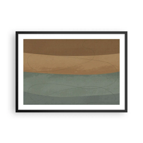 Plakat i sort ramme - Vandret sammensætning - 70x50 cm