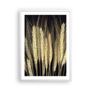 Plakat i hvid ramme - Rustik magi - 50x70 cm