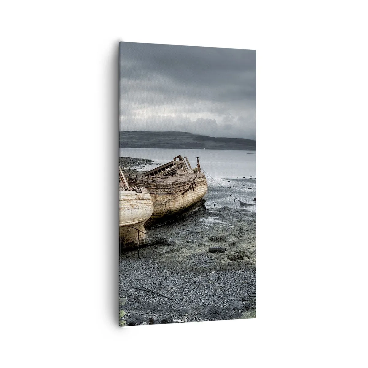 Lærredstryk - Billede på lærred - "Som et tegn på værdige strabadser opfyldt" - 65x120 cm