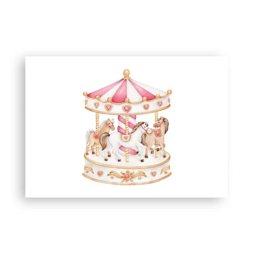 Plakat - Barndommens søde verden - 100x70 cm