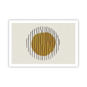 Plakat - Abstraktion, der skælver af varme - 91x61 cm