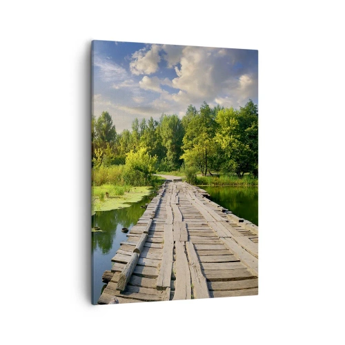 Lærredstryk - Billede på lærred - Sommer, sommer overalt - 50x70 cm