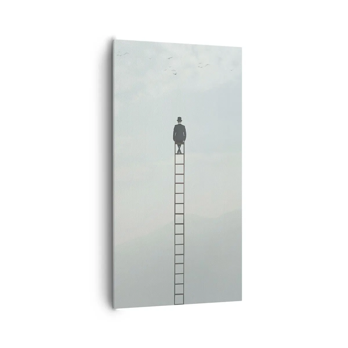 Lærredstryk - Billede på lærred - Stig yderligere - 65x120 cm