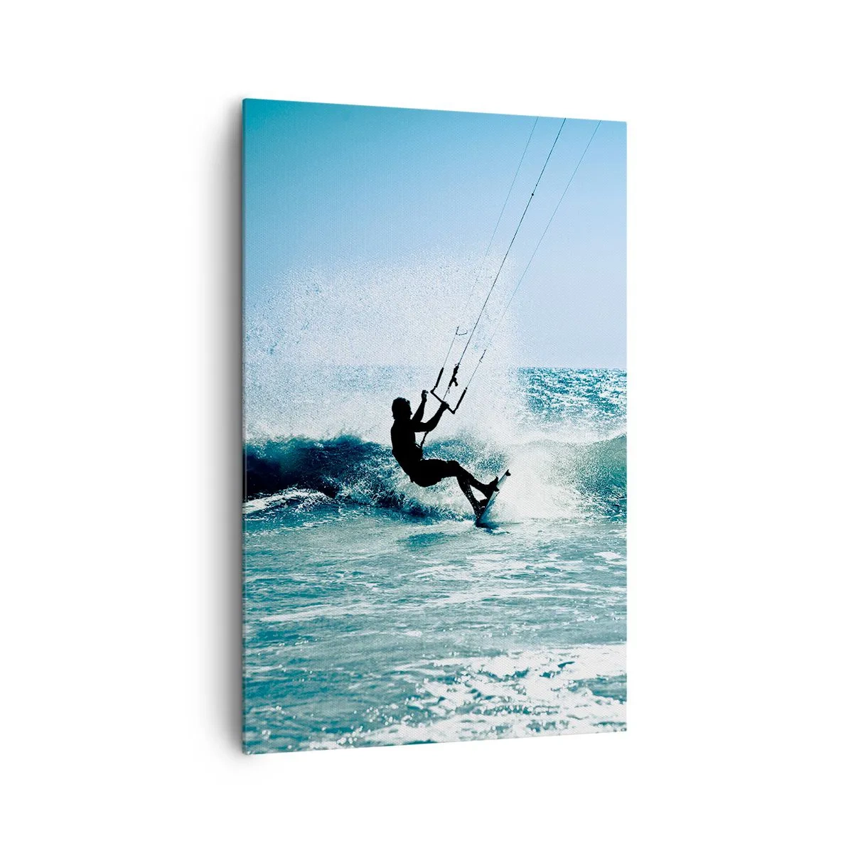 Lærredstryk - Billede på lærred - Lad dig rive med - 80x120 cm