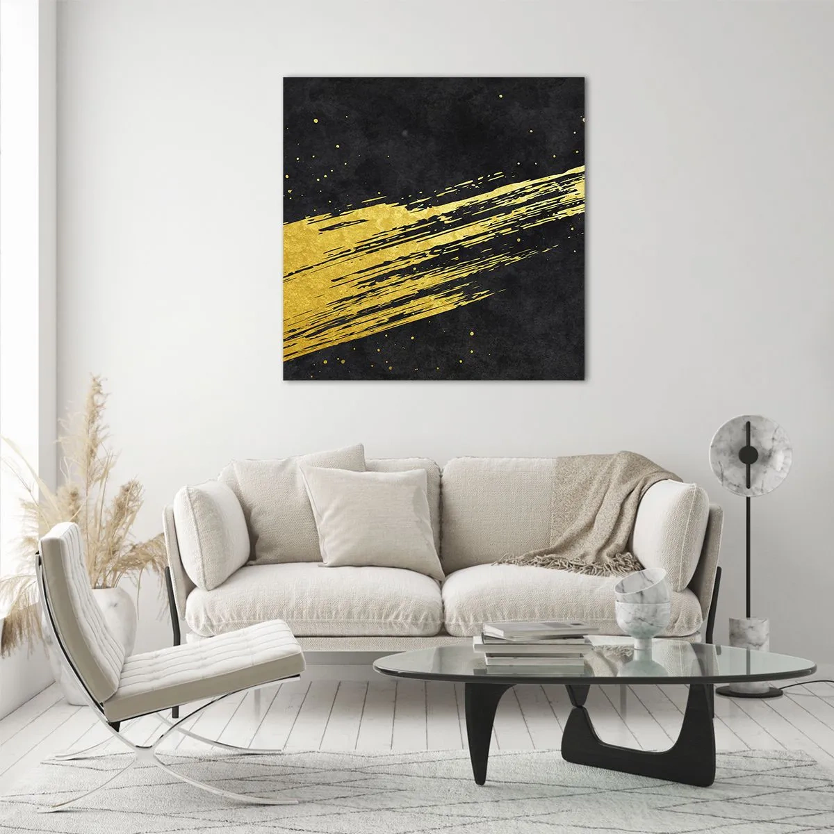 Billede på glas - Hop ind i hyperrummet - 50x50 cm