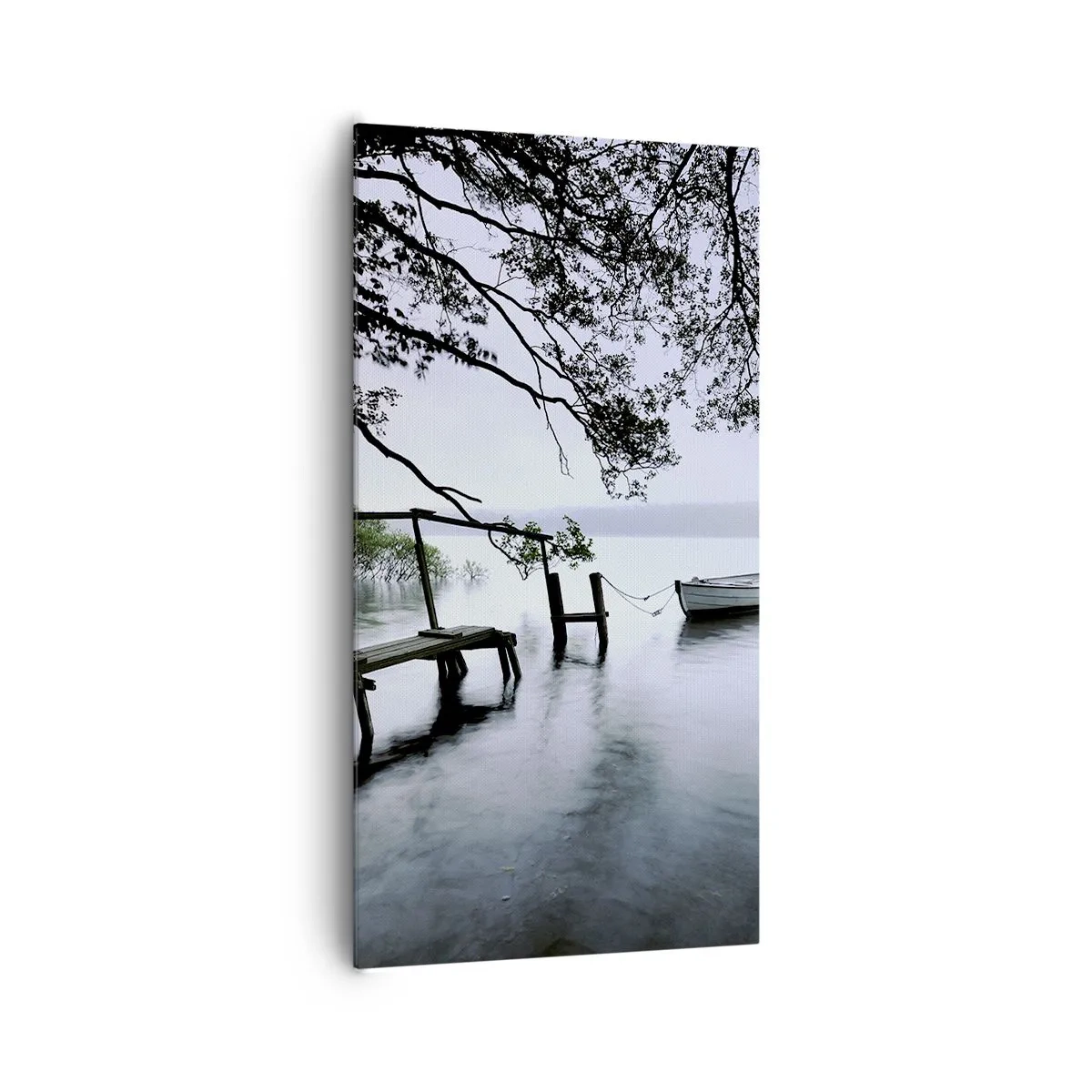 Lærredstryk - Billede på lærred - Du hviler allerede - 65x120 cm