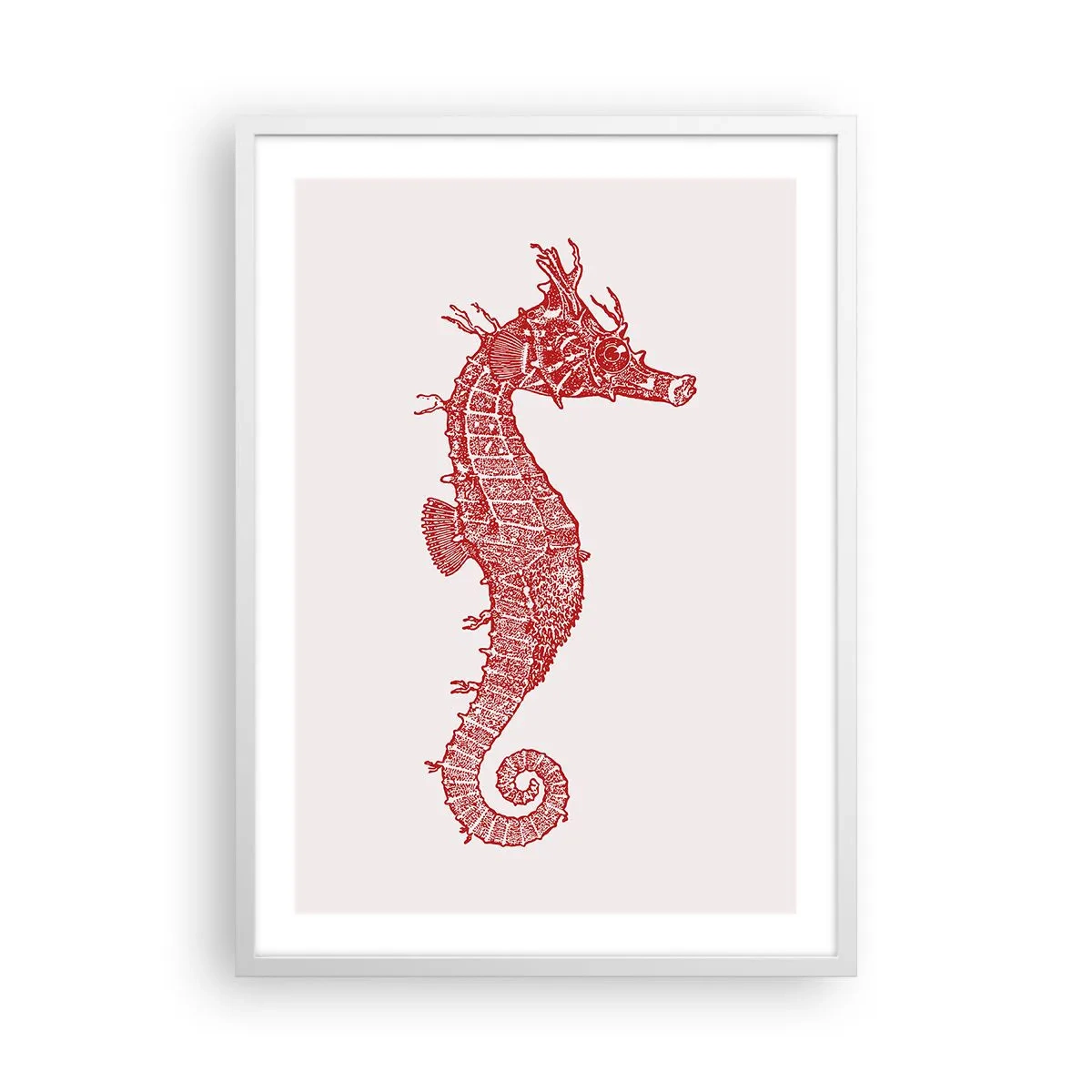 Plakat i hvid ramme - En indviklet skabelse - 50x70 cm