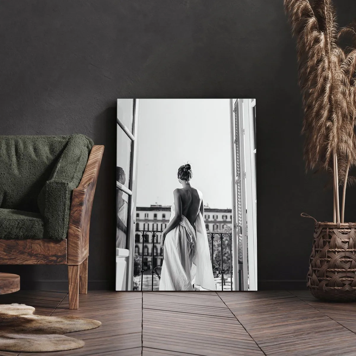 Lærredstryk - Billede på lærred - Vækning af sanserne - 70x100 cm