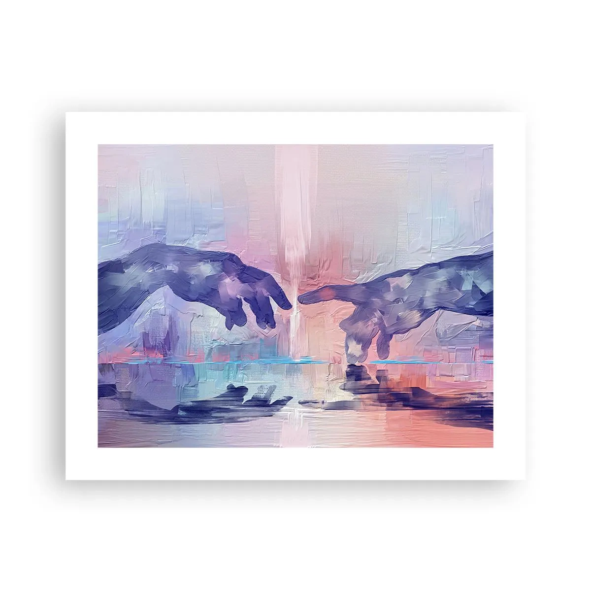 Plakat - Den guddommelige gnist af liv - 50x40 cm