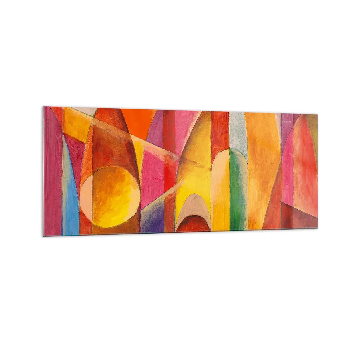 Billede på glas - Solens katedral - 100x40 cm