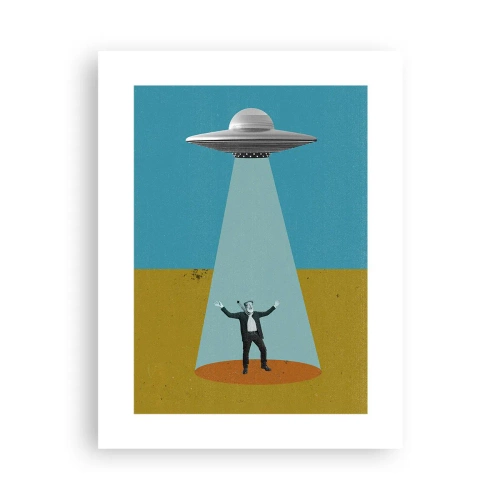 Plakat - Et tæt møde - 30x40 cm