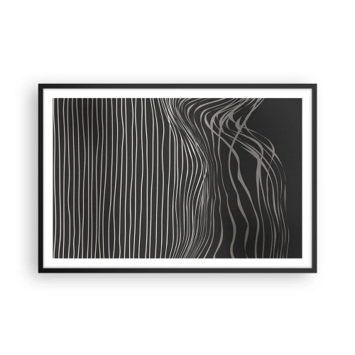 Plakat i sort ramme - Rytme og accent - 91x61 cm