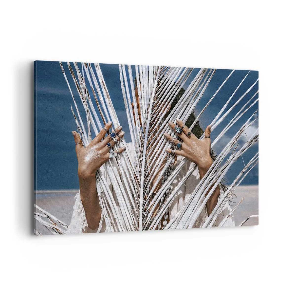 Lærredstryk - Billede på lærred - Shamanens kæreste? - 100x70 cm