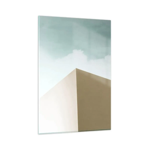Billede på glas - Geometri af en solrig sommer - 80x120 cm