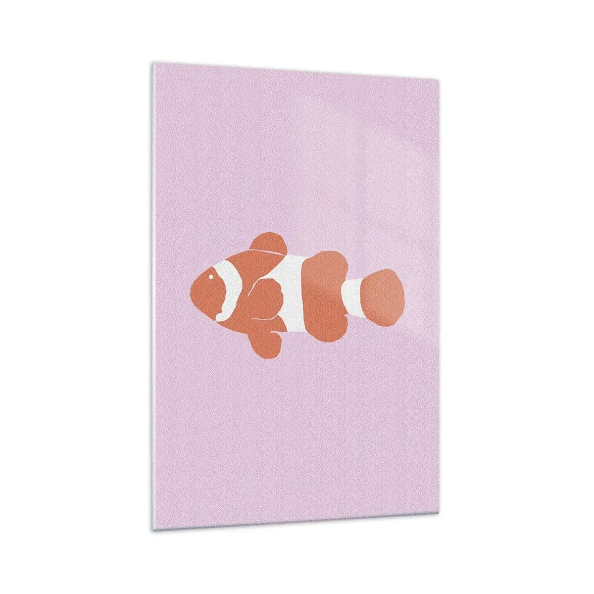 Billede på glas - I koraller til ansigt og hale - 70x100 cm