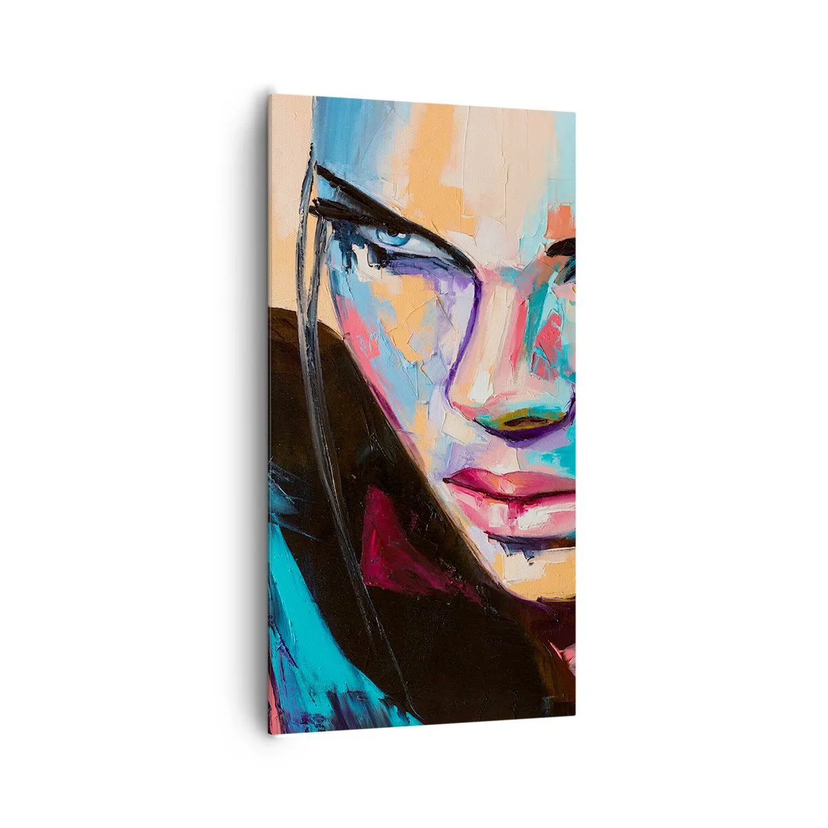 Lærredstryk - Billede på lærred - Vild i hjertet - 65x120 cm