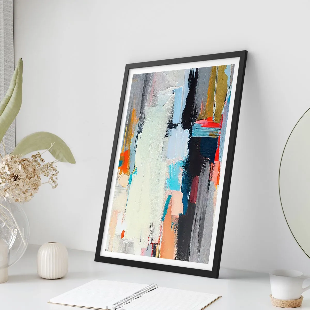 Plakat i sort ramme - Er der en metode? - 70x100 cm