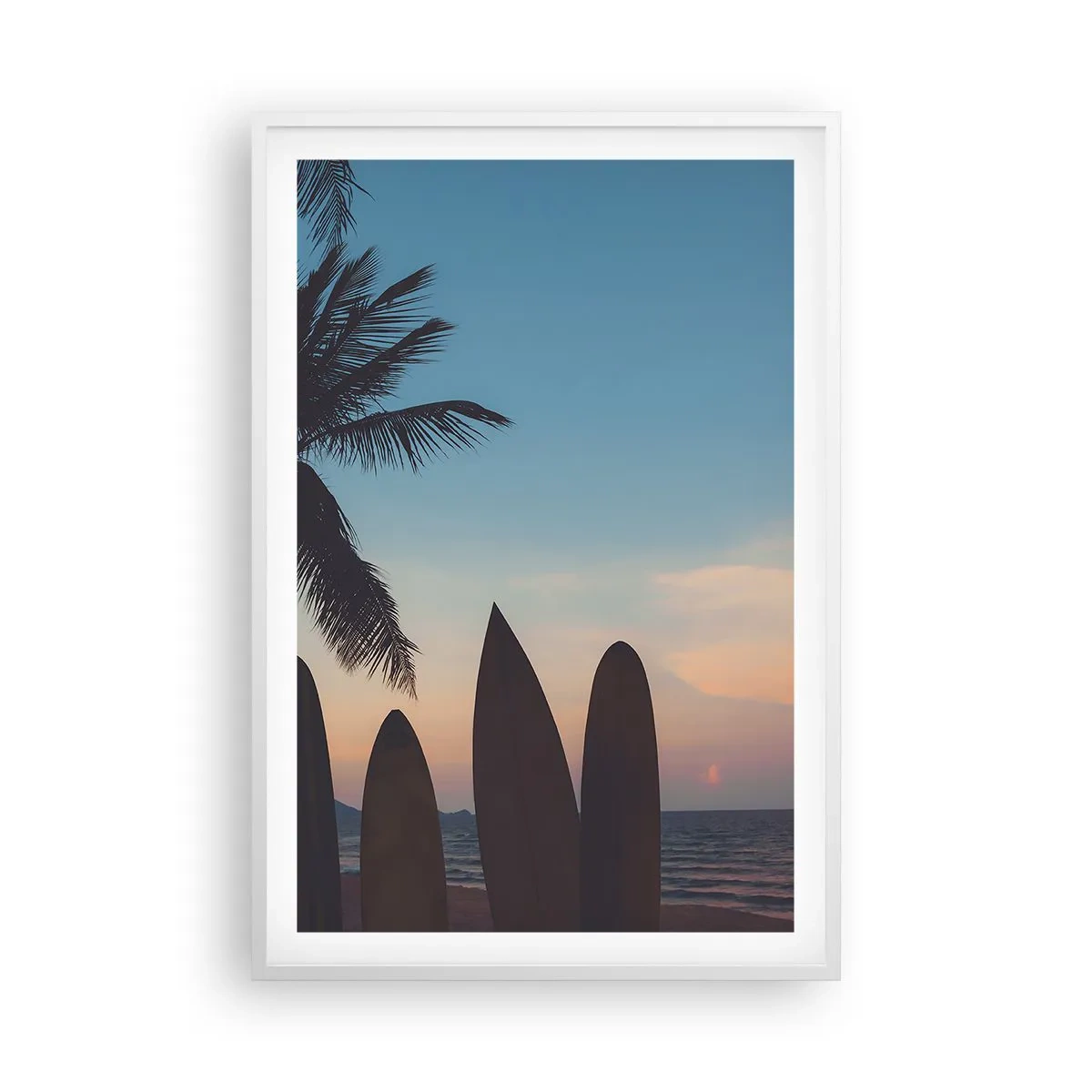 Plakat i hvid ramme - I morgen bliver også sjovt - 61x91 cm