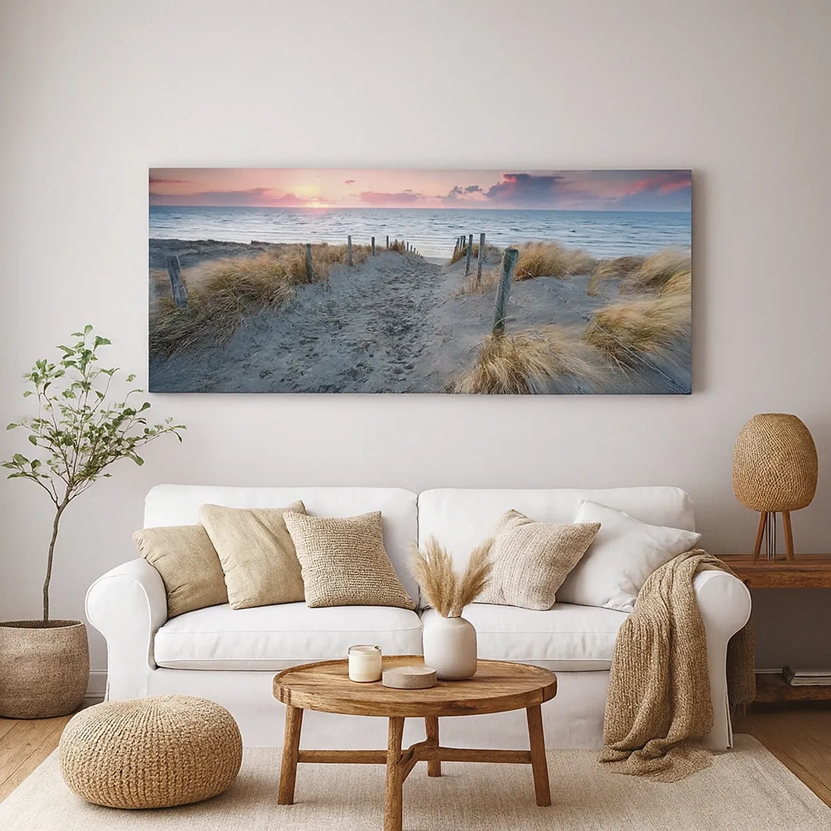 Lærredstryk - Billede på lærred - Du har udgydt en regnbue af strålende pragt.... - 30x30 cm