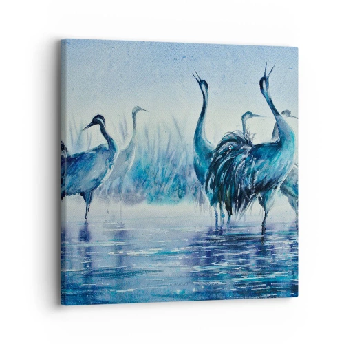 Lærredstryk - Billede på lærred - Morgenmøde - 30x30 cm