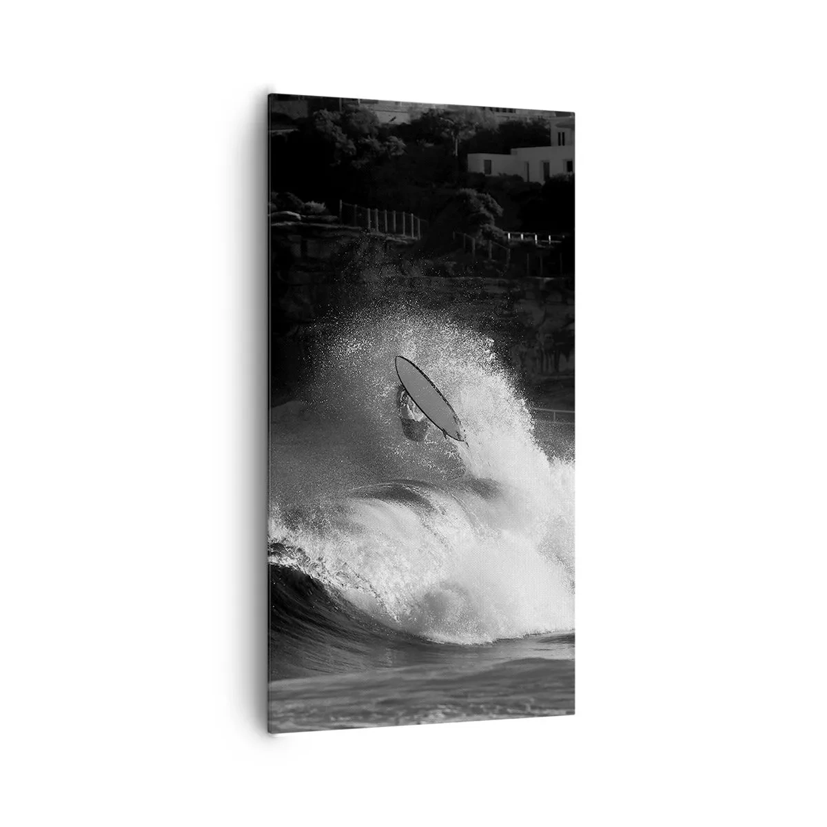 Lærredstryk - Billede på lærred - Udfordring accepteret! - 65x120 cm