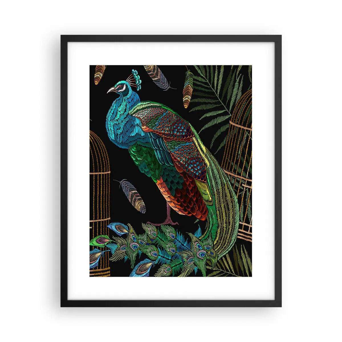 Plakat i sort ramme - I kongelige gevandter - 40x50 cm