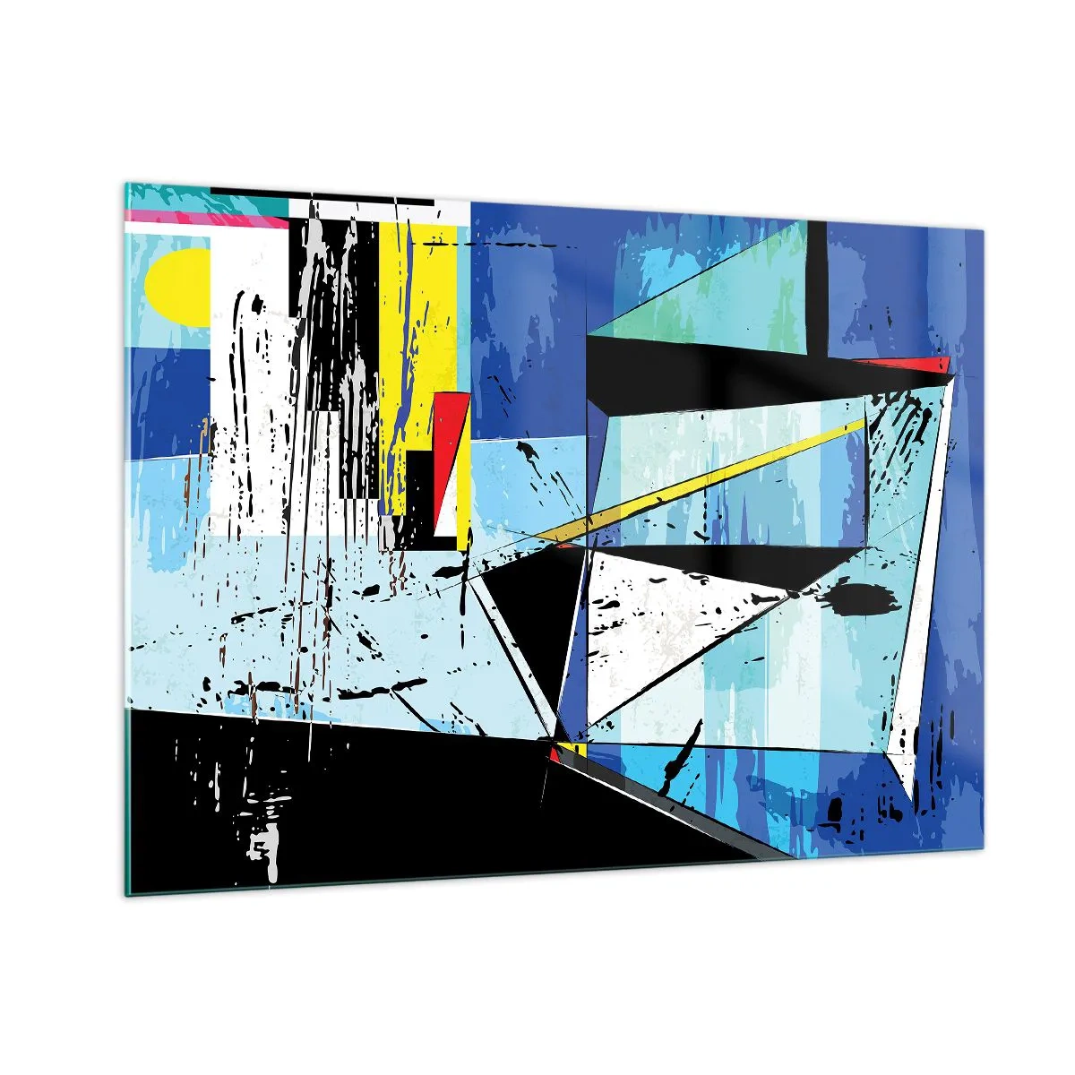 Billede på glas - At se verden fra en ny vinkel... - 100x70 cm