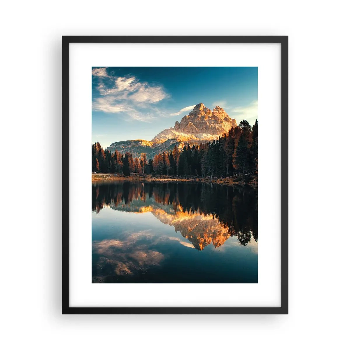 Plakat i sort ramme - Dobbelt landskab - 40x50 cm