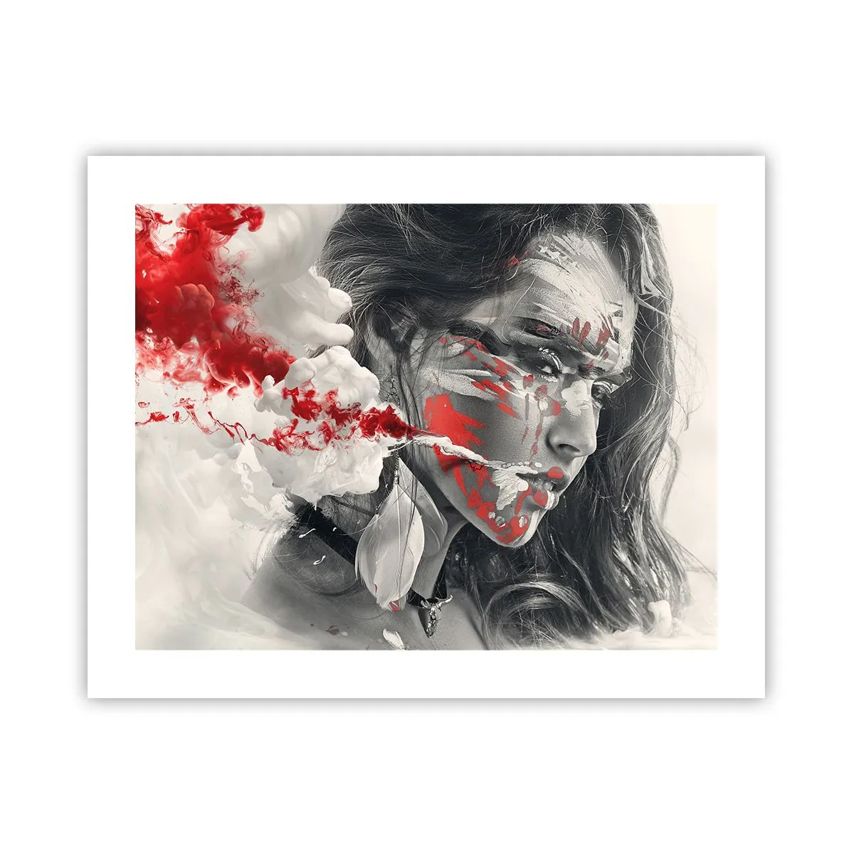 Plakat - I det absurdes damp - 50x40 cm