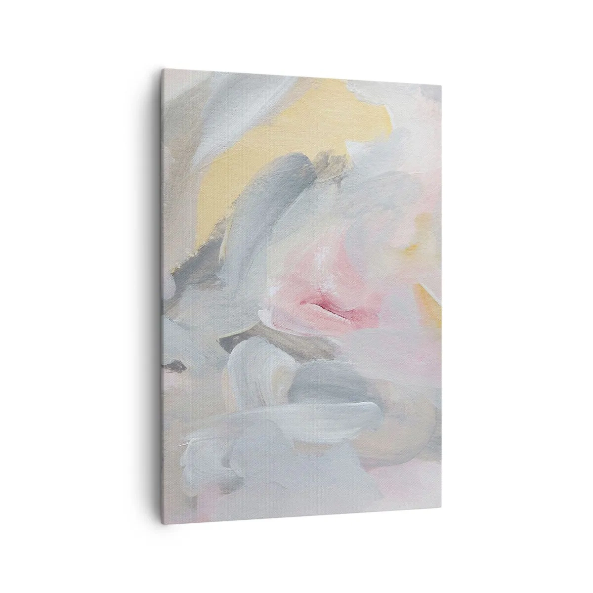 Lærredstryk - Billede på lærred - I en pastelfarvet verden - 70x100 cm