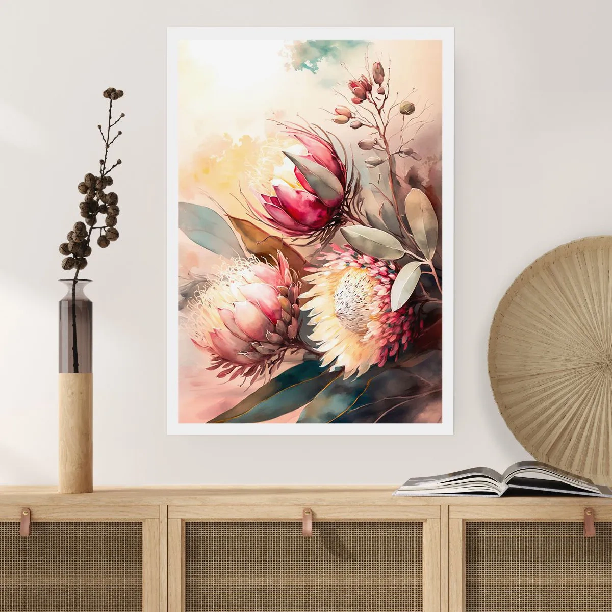 Plakat - I profil og en face - 61x91 cm