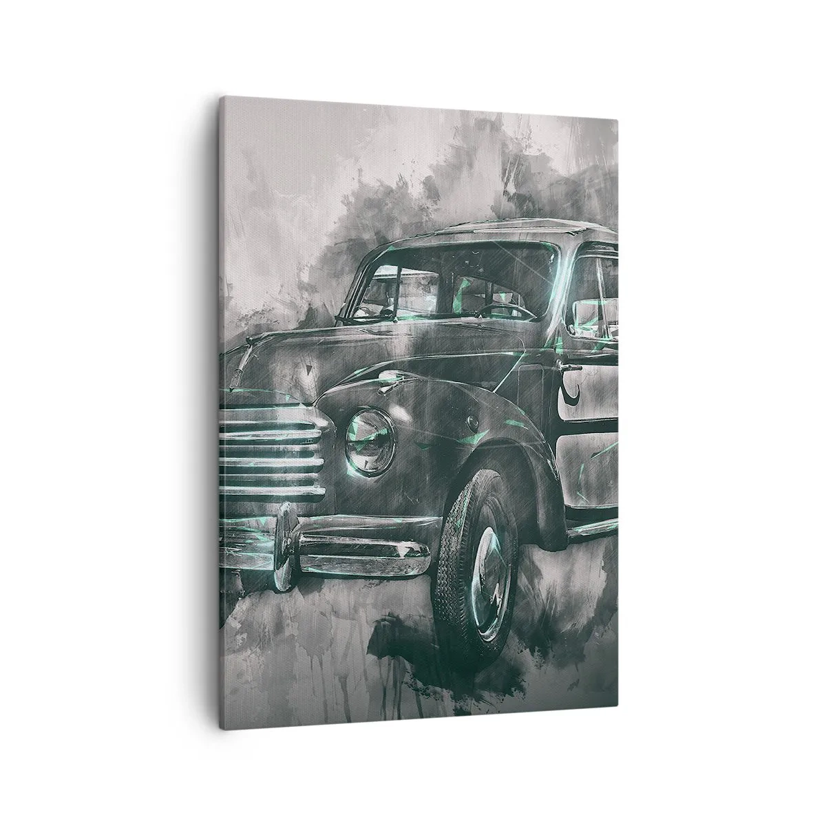 Lærredstryk - Billede på lærred - Respekteret forfader - 50x70 cm