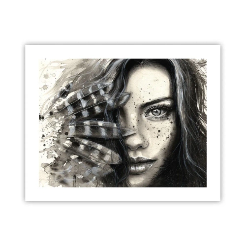 Plakat - Vild skønhed - 50x40 cm