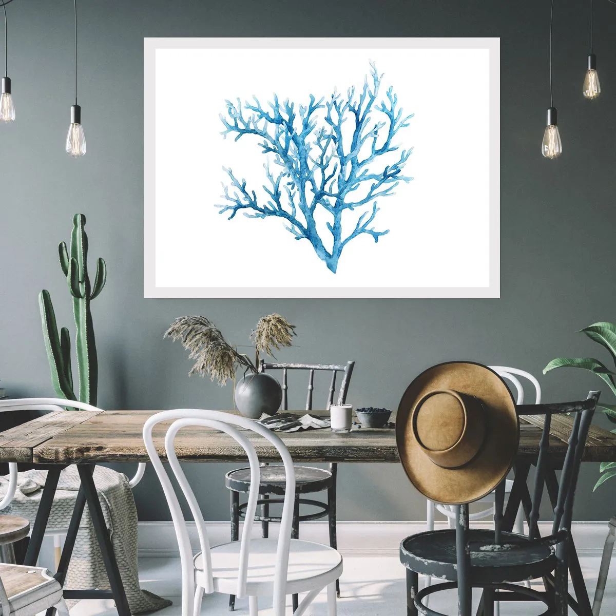 Plakat - Marint filigran - 40x30 cm