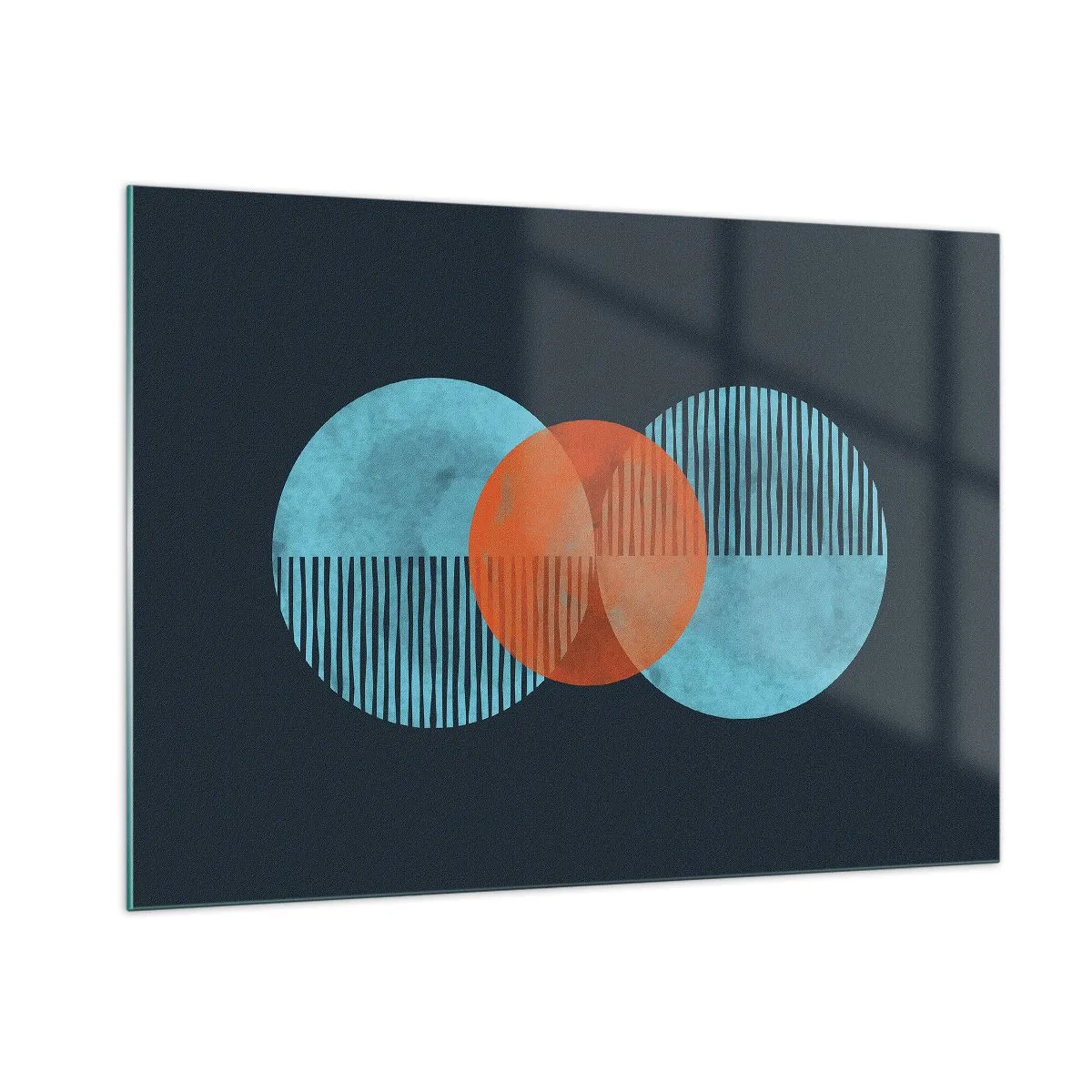 Billede på glas - Symmetrisk sammensætning - 100x70 cm