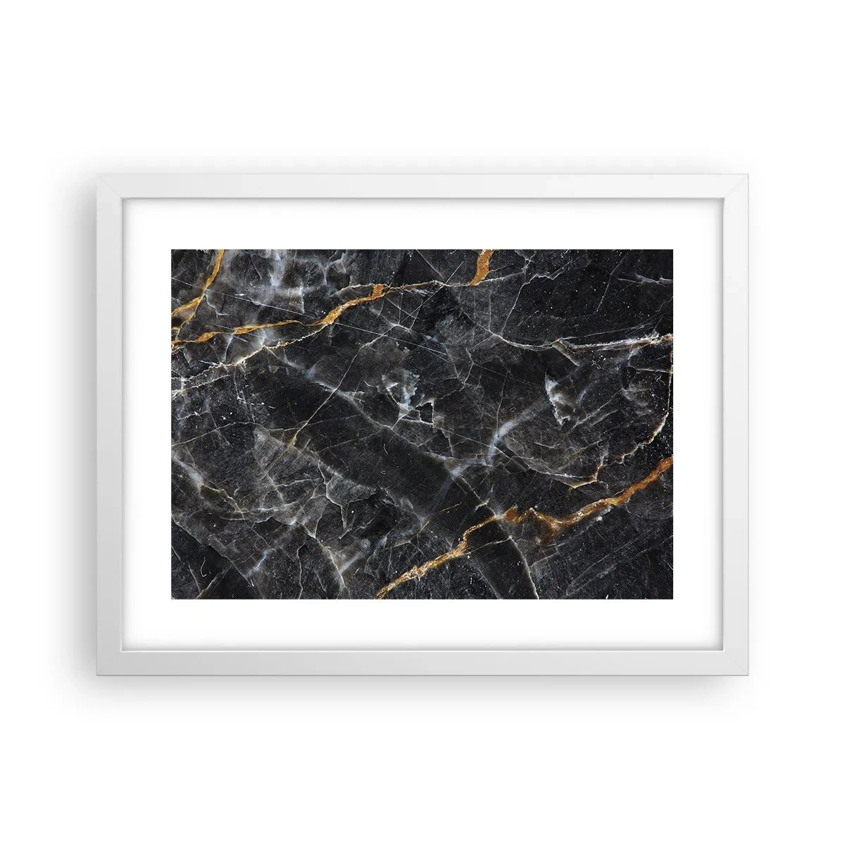 Plakat i hvid ramme - En stens indre liv - 40x30 cm