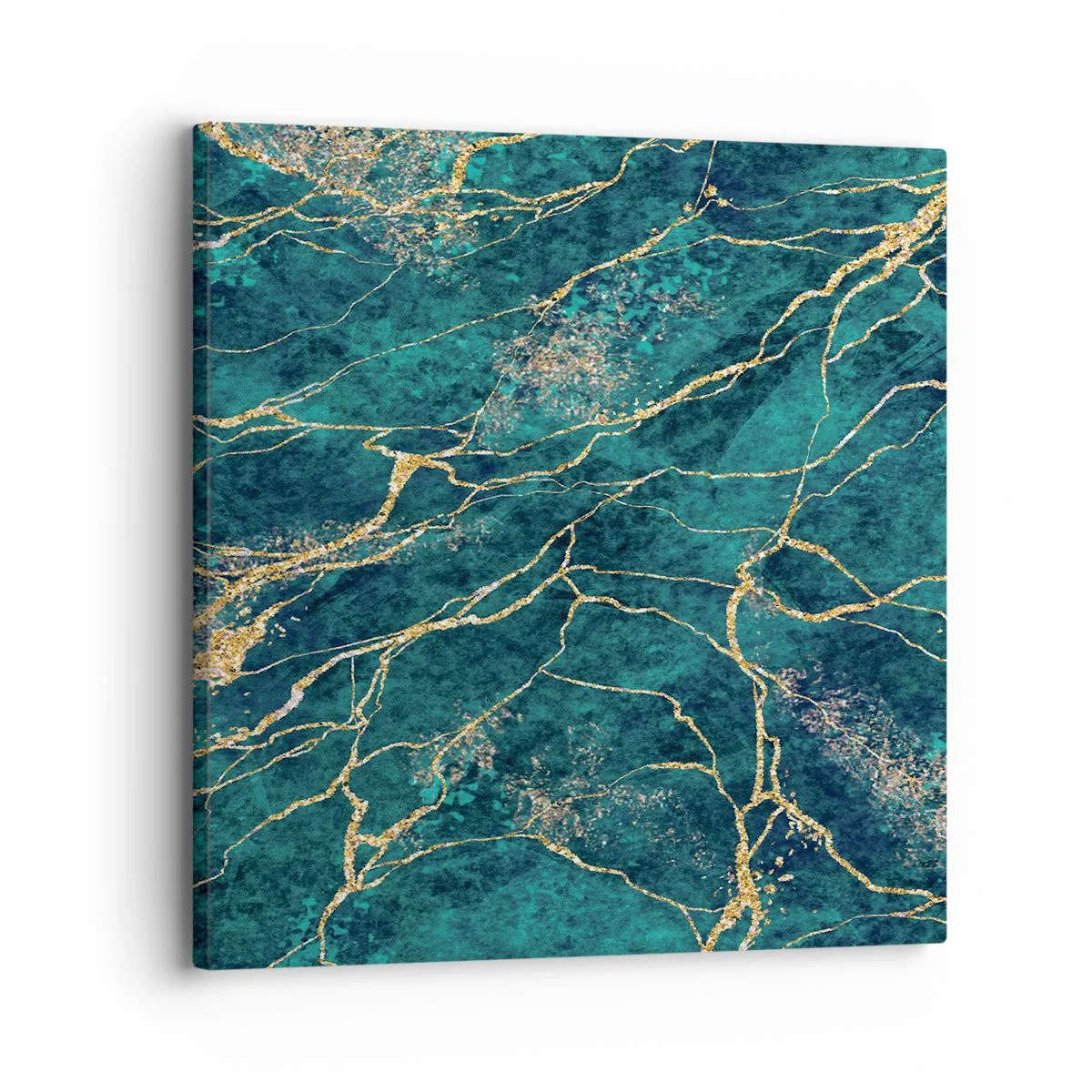 Lærredstryk - Billede på lærred - Guldåre - 30x30 cm