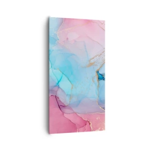 Lærredstryk - Billede på lærred - Møde og gennemtrængning - 65x120 cm