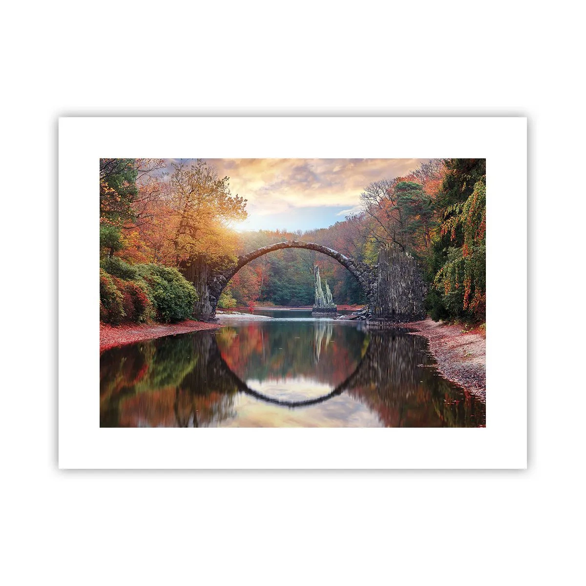 Plakat - På den anden side af spejlet - 40x30 cm