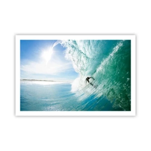 Plakat - Altid på bølgen - 91x61 cm