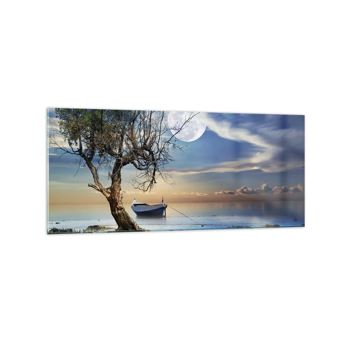 Billede på glas - Er dette enden eller begyndelsen? - 120x50 cm