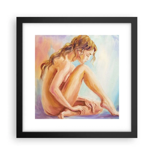 Plakat i sort ramme - Ungdomens handling - 30x30 cm