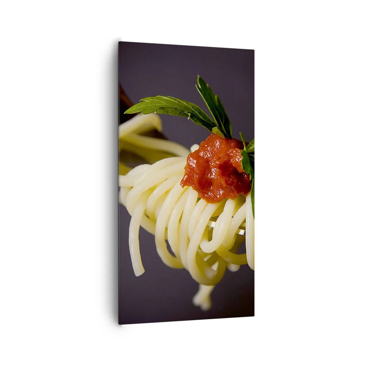 Lærredstryk - Billede på lærred - En lækker bid - 65x120 cm