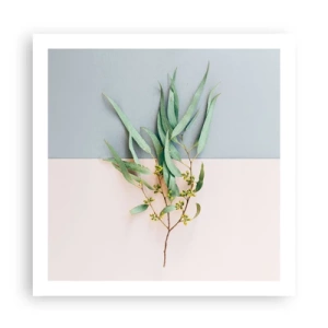 Plakat - Pastelfarvernes subtilitet - 60x60 cm