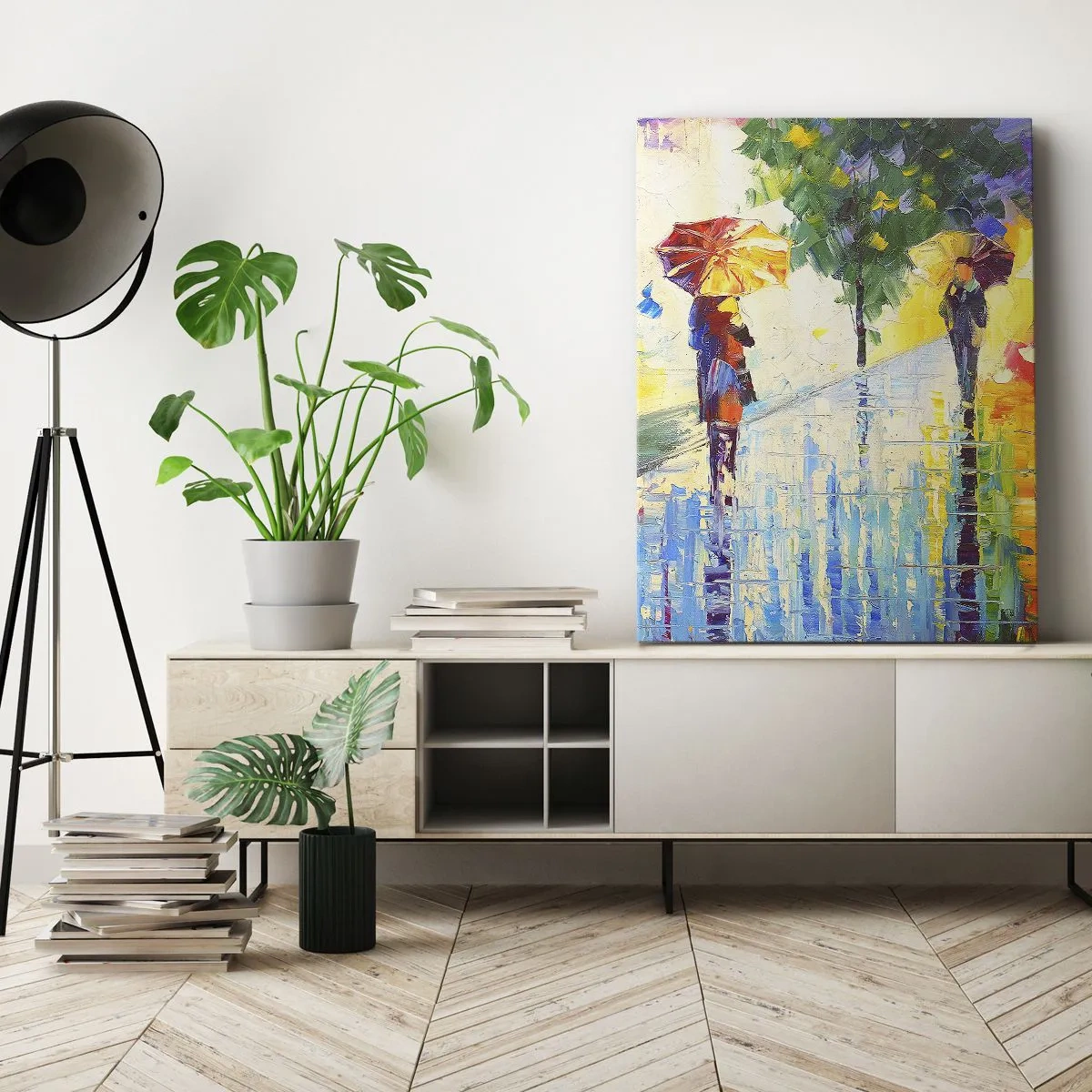 Lærredstryk - Billede på lærred - Og alt er klart - 65x120 cm