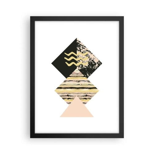 Plakat i sort ramme - Ikke så simpelt - 30x40 cm