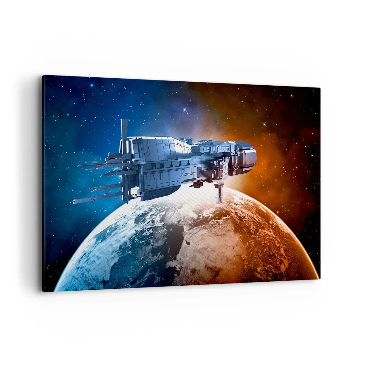 Lærredstryk - Billede på lærred - Forsigtig observatør - 120x80 cm