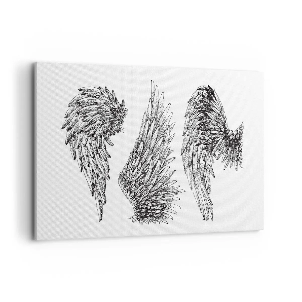 Lærredstryk - Billede på lærred - Og du kan blive en engel - 100x70 cm