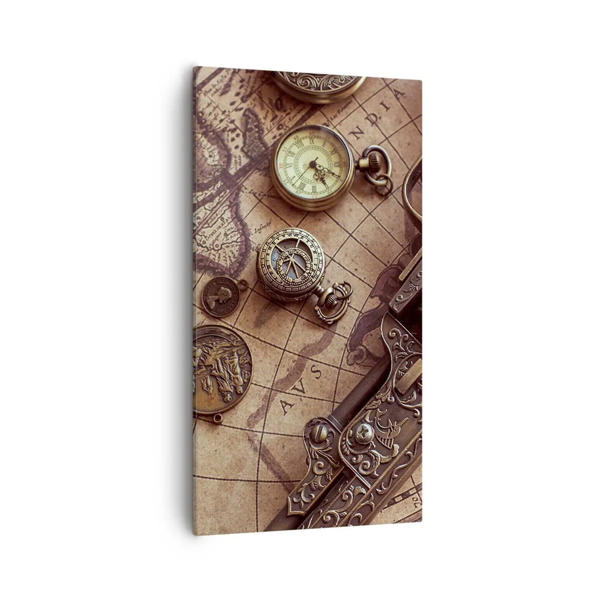 Lærredstryk - Billede på lærred - Opkald til eventyr - 55x100 cm